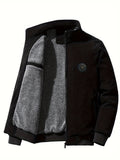 Men's Warm Fleece Corduroy Jacket For Fall Winter