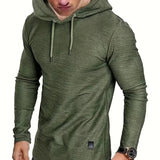 kkboxly  Men's Stylish Casual Thin Long Sleeve Athletic Hoodie