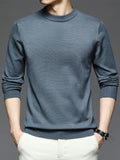 kkboxly  Men's Round Neck Pullover Knit Sweater Best Sellers