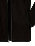 kkboxly  Warm Plush Fleece Jacket, Men's Casual Zip Up Solid Color Stand Collar Jacket Coat For Fall Winter