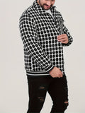 Men's Plain Button Lapel Jackets, Trendy Loose Jacket For Spring Autumn