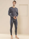 kkboxly  Men's Fleece Thermal Underwear Set, Base Layer Sets For Fall And Winter