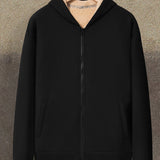 kkboxly  Warm and Stylish Men's Fleece Jacket - Perfect for Outdoor Activities in Fall and Winter