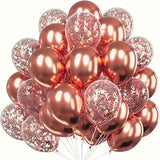 Multipack Metallic Balloons (30pcs) - Durable & Versatile for Weddings, Birthdays & Special Events