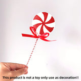 kkboxly 5pcs Christmas Simulation Candy Lollipop Christmas Tree Ornament