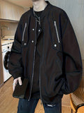 kkboxly  Men's Chic Lightweight Jacket, Street Style Jacket With Pockets