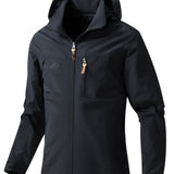 kkboxly  Men's Waterproof Windproof Hooded Jackets Outdoor Sports Jacket For Spring Autumn