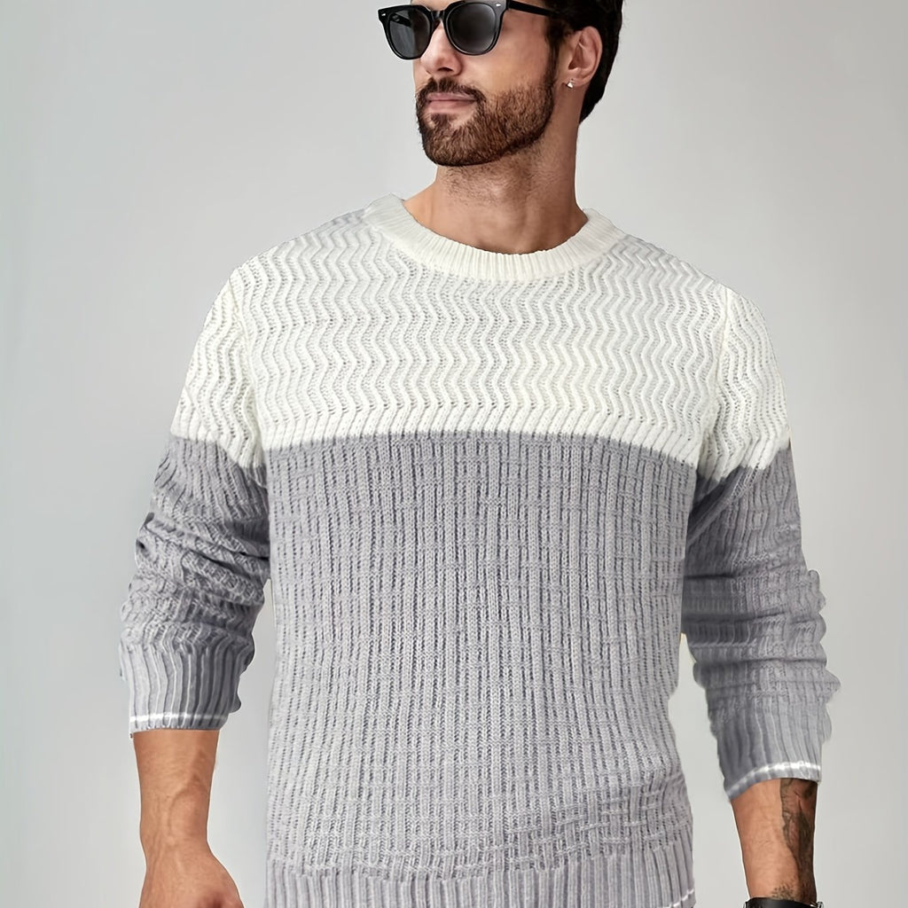 kkboxly  2022 Autumn And Winter New Men's Casual Fashionable Knitted Pullovers