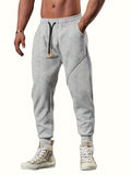 kkboxly kkboxly  Drawstring Sweatpants Loose Fit Pants Men's Casual Joggers For Men Winter Fall Running Jogging