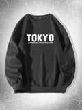 kkboxly  Men's Buildings Print Hoodie With Drawstring Pocket - Stylish And Comfortable Casual Wear