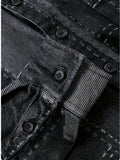 kkboxly  Denim Men's Jacket Checked Coat 100 %  Cotton Top Turn-Down Collar  Jackets Hipster Windbreaker Jean With Button Coats Streetwear Jacket