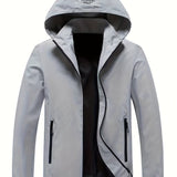 kkboxly  Men's Waterproof Rain Jacket Outdoor Lightweight Rain Shell Coat For Hiking, Golf, Travel