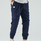 kkboxly  Classic Design Multi Flap Pockets Cargo Pants, Men's Casual Drawstring Cargo Pants Hip Hop Joggers For Fall Summer Outdoor