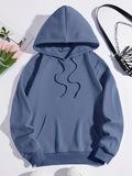 kkboxly  Wild West Graphic Causal Sports Pullover Sweatshirt, Drawstring Sports Hoodie, Women's Tops