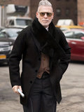 kkboxly  Men's Single Breasted Trench Coat, Casual Elegant Wool-like Fabric Overcoat For Fall Winter