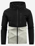 kkboxly  kkboxly  Men's Lightweight Hooded Jackets By Activity, Casual Jacket With Zipper Pockets For Fitness Outdoor Activities