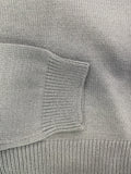 kkboxly  Plus Size Men's V-neck Solid Color Pullover Casual Long Sleeve Sweater
