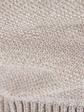 kkboxly  Warm Hooded Fleece Jacket, Men's Casual Comfortable Solid Color Zip Up Knitted Cardigan For Spring Fall