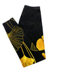 kkboxly Plant Print Skinny Leggings, Casual Elastic Waist Stretchy Leggings, Women's Clothing