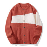 kkboxly  Men's Vintage Style V Neck Cardigan - Comfortable And Stylish Button Up Cardigan For Fall And Winter