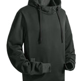 kkboxly  Creative Sentence Print Hoodie, Cool Hoodies For Men, Men's Casual Graphic Design Pullover Hooded Sweatshirt  Streetwear For Winter Fall, As Gifts
