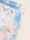 kkboxly  Small Size & Order Size Up, New Men's Drawstring Print Tie-dye Beach Shorts