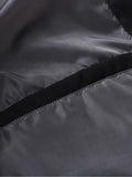 kkboxly  Men's Winter Thicken Warm Coat, Solid Color Zipper Parka Cotton-padded Jacket