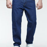 Plus Size Men's Stretch Jeans, Casual Loose Straight Jeans For Big And Tall Guys, Best Sellers Gifts