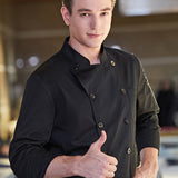 Chef Work Clothes Men's Long Sleeve Hotel Restaurant Baking Clothing