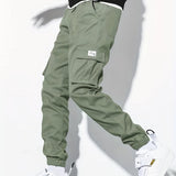 kkboxly  Men's Casual Multi Pockets Cargo Pants Best Sellers