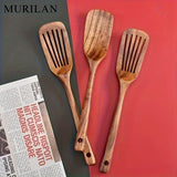 kkboxly 2pcs Wooden Spatula Set, Cookware Shovel For Non-Stick Pan, Cooking Utensils, Non-stick Spatula & Ladle Set, Wooden Cookware For Kitchen Cooking, Kitchen Gadgets, Cheap Items