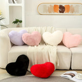 Charming Love Heart Throw Pillow - Cozy & Washable Home Decor Cushion, Perfect for All Seasons