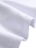 kkboxly  Men's Casual Ripped Slim Fit White Cotton Jeans