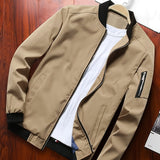 kkboxly Autumn New Casual Men's Jacket Men's Baseball Jacket Coat