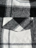 kkboxly  Men's Casual Retro Plaid Shirt, Button Up Long Sleeve Shirt For Business Leisure Activities