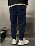 kkboxly Drawstring Sweatpants Loose Fit Pants Men's Casual Joggers For Men Winter Fall Running Jogging