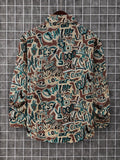 kkboxly  Allover Print Stylish Jacket For Fall Winter School