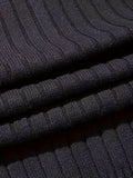 Plus Size Men's Solid Textured Sweater Slim Fit Knit Tops, Men's Clothing Band Collar Cardigan For Spring Fall Winter