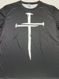 2025 Comfortable Cross Print T-Shirt for Men - Perfect for Summer Casual Wear