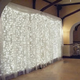 kkboxly Versatile USB-Powered LED Curtain Lights - Remote Controlled, 8 Modes for Christmas, Halloween, Valentine's Day & More - Perfect for Indoor Decor