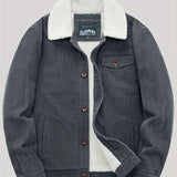 kkboxly  Men's Warm Fleece Full Zip Jacket, Lightweight Soft Coat For Winter Outdoor Recreation