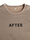 kkboxly  AFTER Print Trendy Sweatshirt, Men's Casual Graphic Design Slightly Stretch Crew Neck Pullover Sweatshirt For Autumn Winter