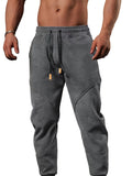 kkboxly  Drawstring Sweatpants Loose Fit Pants Men's Casual Joggers For Men Winter Fall Running Jogging