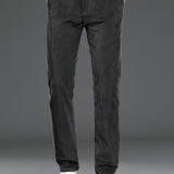 kkboxly  Men's Casual Corduroy Slim Fit Trousers For Fall Winter