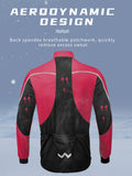 kkboxly  Men's Thickened Warm Jacket, Coat Windproof Waterproof Coldproof Mountain Bike Riding Suit, Winter Reflective Top