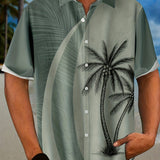 kkboxly  New Man's Hawaiian Vintage Button Down Short Sleeve Shirts Best Sellers