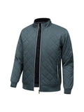 kkboxly Men's Warm Quilted Jacket For Fall Winter