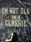 kkboxly  Motorcycle & Slogan 3D Digital Pattern Print Men's Graphic T-shirts, Causal Comfy Tees, Short Sleeve Pullover Tops, Men's Summer Outdoor Clothing