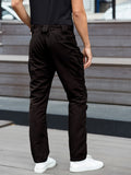 kkboxly  Trendy Solid Cargo Pants, Men's Multi Flap Pocket Trousers, Loose Casual Outdoor Pants, Men's Work Pants Outdoors Streetwear Hip Hop Style