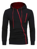 kkboxly   Autumn And Winter New Men's Zipper Sweater Sports Casual Hooded Long-sleeved Cardigan Jacket